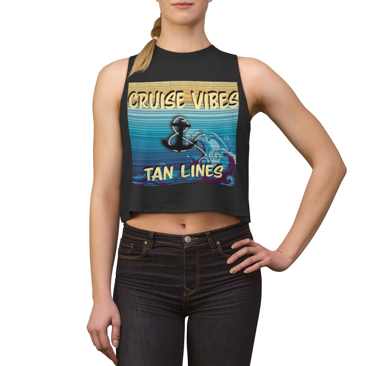 Cruise Vibes and Tan Lines Vaycay Crop Top - Thread Caboodle